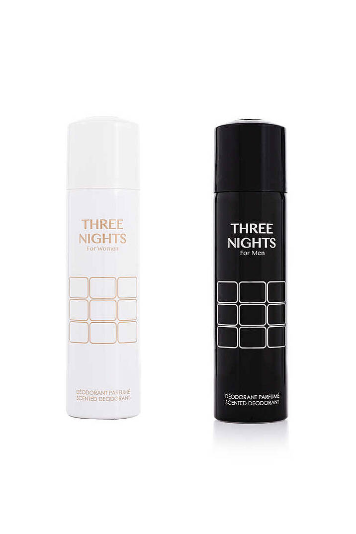 THREE NIGHTS FOR MEN VE FOR WOMEN 150 ML DEODORANT SET - 1